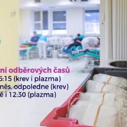 Klatovské transfuzní pracoviště rozšiřuje provozní dobu