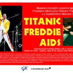 Křižíkovo gymnázium zve na besedu s tajemníkem Freddieho Mercuryho 