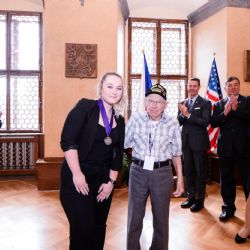 Letošní držitelkou stipendia generála Pattona je Natálie Jeslínková