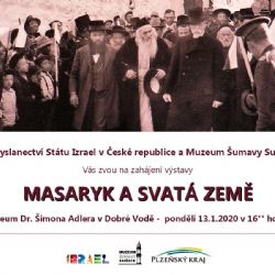 Muzeum v Dobré Vodě zve na výstavu Masaryk a Svatá země