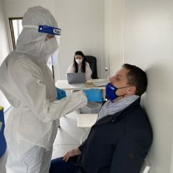 Na Borských polích se otevřelo nové testovací centrum