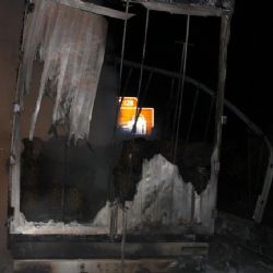Na dálnici D5 u Dolů hořel návěs kamionu, škoda přes milion
