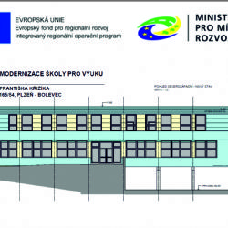 Na Gymnáziu Františka Křižíka se začne stavět nový pavilon jazyků