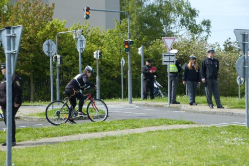 Okresní kolo Dopravní soutěže mladých cyklistů hostila 33. ZŠ ve Skvrňanech