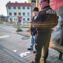 Opilec bez jízdenky se v trolejbusu pokusil praštit revizora
