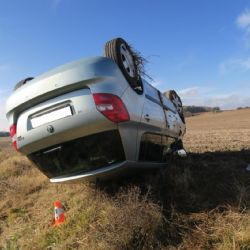 Osmdesátiletá řidička si u Staňkova spletla brzdu s plynem