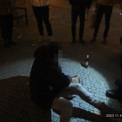 Otevřela tři lahve rumu a ustlala si v Kopeckého sadech