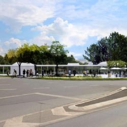 Plocha po zrušené točce tramvají v Plzni bude novou branou do Borského parku