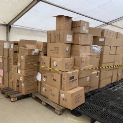 Plošná dekontaminace v příhraničních okresech trvá