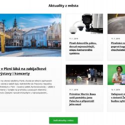 Plzeň má nový moderní web, je přehlednější, lépe se v něm orientuje