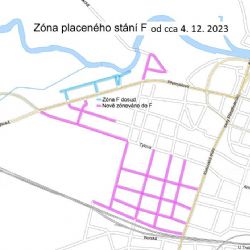 Plzeň od začátku prosince rozšíří parkovací zónu F jižnímu nádraží a k CAN 