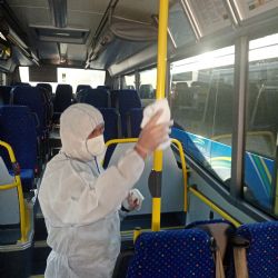 Plzeňské ČSAD zavedlo znovu preventivní hygienická opatření 