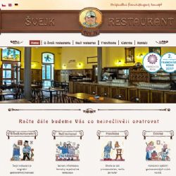 Plzeňská společnost UNIWEB s.r.o. je oficiálním dodavatelem www stránek ŠVEJK RESTAURANT v ČR