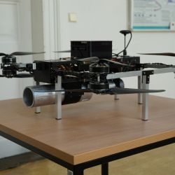 Plzeňští dronaři testují nový zhášecí dron
