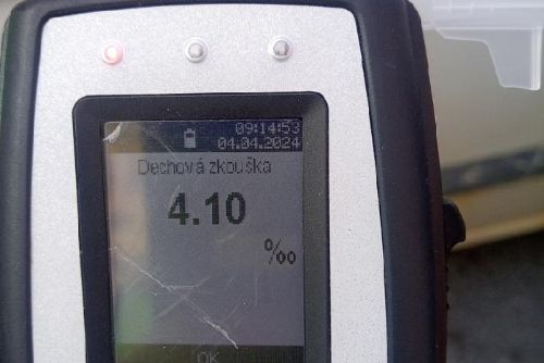 Foto: Pokus o rekord roku? Řidič v Plzni nadýchal 4,10 promile