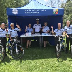  Policisté dohlížejí na bezpečnost cyklistů nejen na Šumavě
