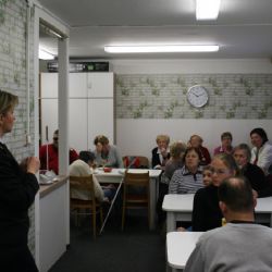 Policisté se věnovali zrakově postiženým