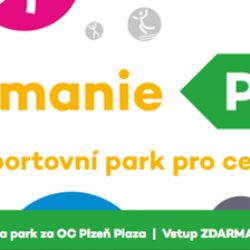 Při zahájení SPORTMANIE se projde nad hlavami diváků akrobatka na laně
