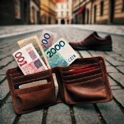 Příbramák ztratil v Plzni  peněženku s 2500 Kč, dostal ji zpět