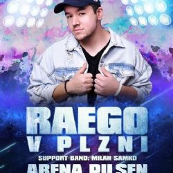 Rapper RAEGO vystoupí v pátek 14. prosince v klubu ARENA Pilsen