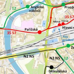 Rekonstrukce železničních mostů uzavře od pondělka na víc než rok a půl Mikulášskou ulici 
