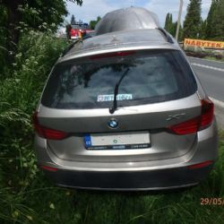 Řidička sjela za Přešticemi do přikopu, holčička dostala dráčka 