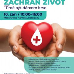 Rokycanská nemocnice bude v úterý hledat na náměstí nové dárce krve