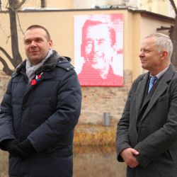 Srdíčkový Havel zdobí centrum Plzně