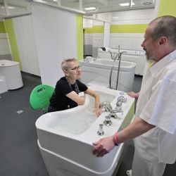 Stodská nemocnice má novou vodoléčbu