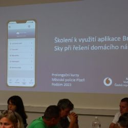 Strážníci využijí aplikaci Bright Sky na pomoc obětem domácího násilí