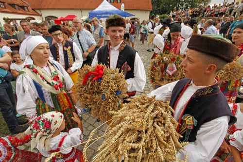 Foto: V Chanovicích se slavily Dožínky Plzeňského kraje