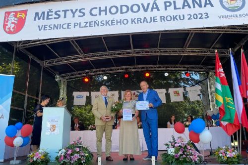 Foto: V Chodové Plané slavili ocenění Vesnice roku Plzeňského kraje