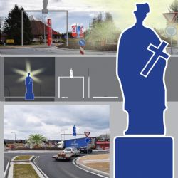 V Nepomuku vybrali sv. Jana pro kruhový objezd