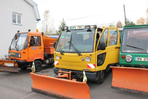 Foto: V plzeňském centrálním obvodu se před zimou kontroluje připravenost techniky