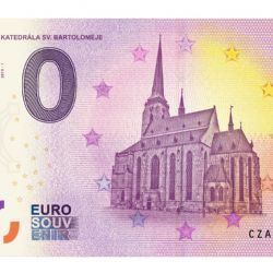 V Plzni bude v prodeji bankovka s motivem katedrály sv. Bartoloměje 