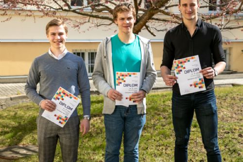 Foto: V soutěži Gymnazista roku 2022 zvítězili studenti Křížek, Mařík a Eret