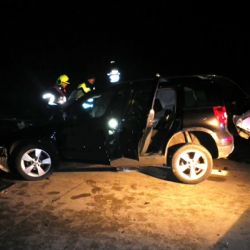 Vážná nehoda blokovala nad ránem dálnici D5 u Heřmanovy Hutě