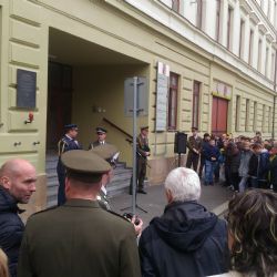 Vedení plzeňského centrálního obvodu uctilo památku vojenských důstojníků