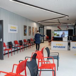 Velkokapacitní očkovací centrum v Plzni je připraveno k plnému provozu