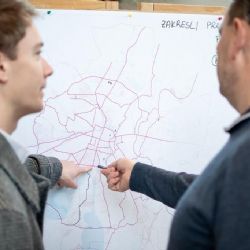V Moving Station diskutovali zpracovatelé s veřejností o cyklogenerelu