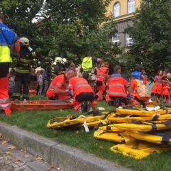 Záchranáři nacvičovali zásah při požáru v klubu Mefisto
