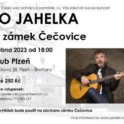 Zpívající právník Ivo Jahelka zahraje pro zámek Čečovice  
