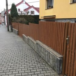 Rekonstrukce oplocení v Újezdě u Plzně 