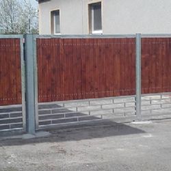 Rekonstrukce plotových vrat Lhota pod Radčem