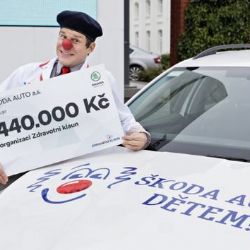 ŠKODA AUTO partnerem organizace Zdravotní klaun