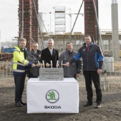  ŠKODA AUTO položila základní kámen nové lakovny v hlavním výrobním závodě v Mladé Boleslavi