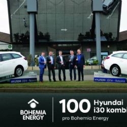 Vozy značky Hyundai zvítězily ve výběrovém řízení společnosti Bohemia Energy