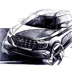 Zcela nové SUV Hyundai Venue na skicách