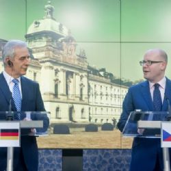 Český a saský premiér se shodli na nutnosti omezit migraci