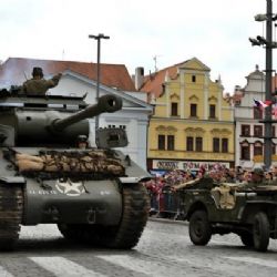Do Plzně znovu přijely americké tanky - začaly Slavnosti svobody